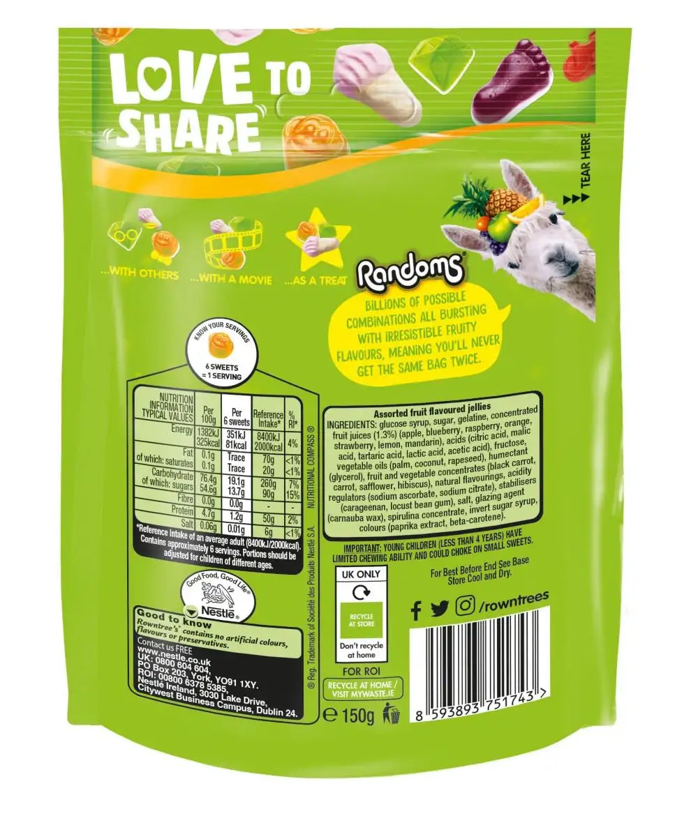 Rowntree's Randoms Pouch 150G