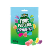 Rowntree's Fruit Pastilles Squidgers 120g – soft chewy fruit sweets with delicious fruity flavours.