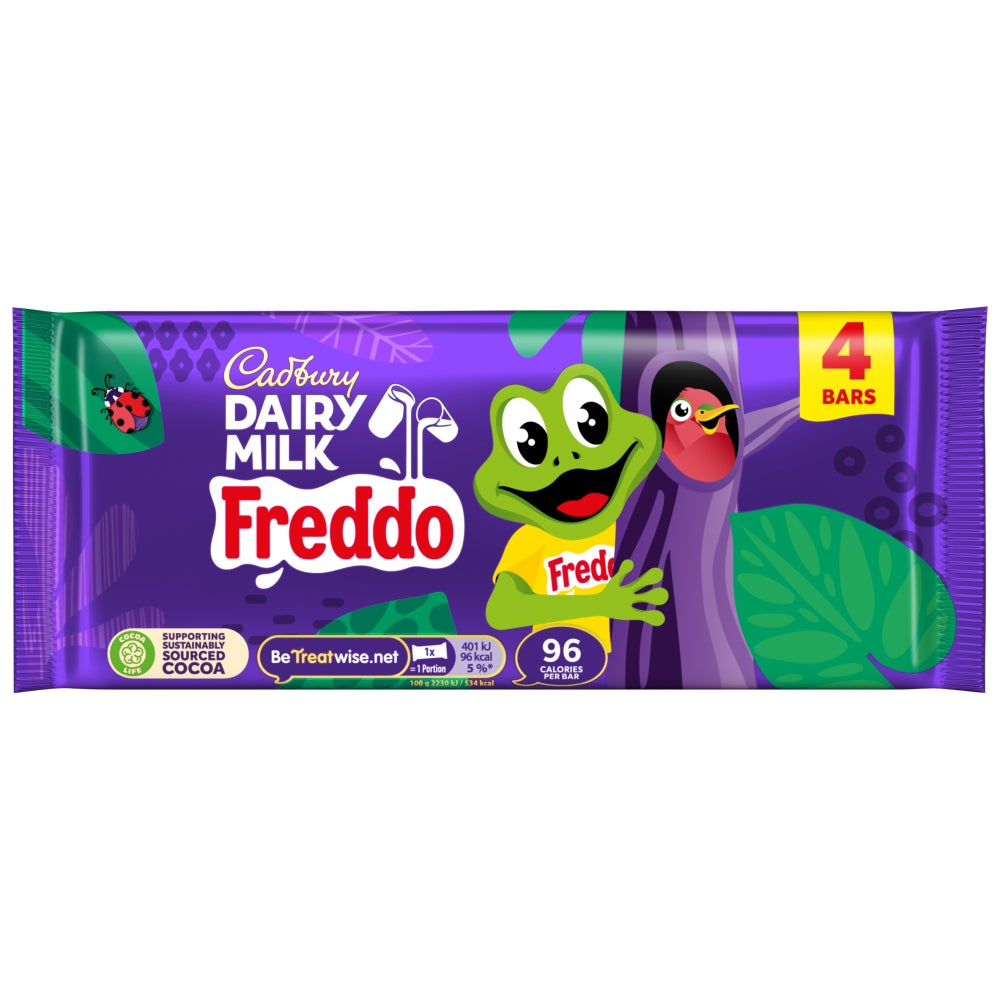 Cadbury Freddo Chocolate Bar 4pk 72g