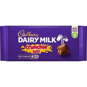 Cadbury Dairy Milk Crunchie Chocolate Bar 180g