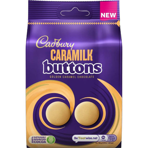 Cadbury Caramilk Buttons Chocolate Bag 105g