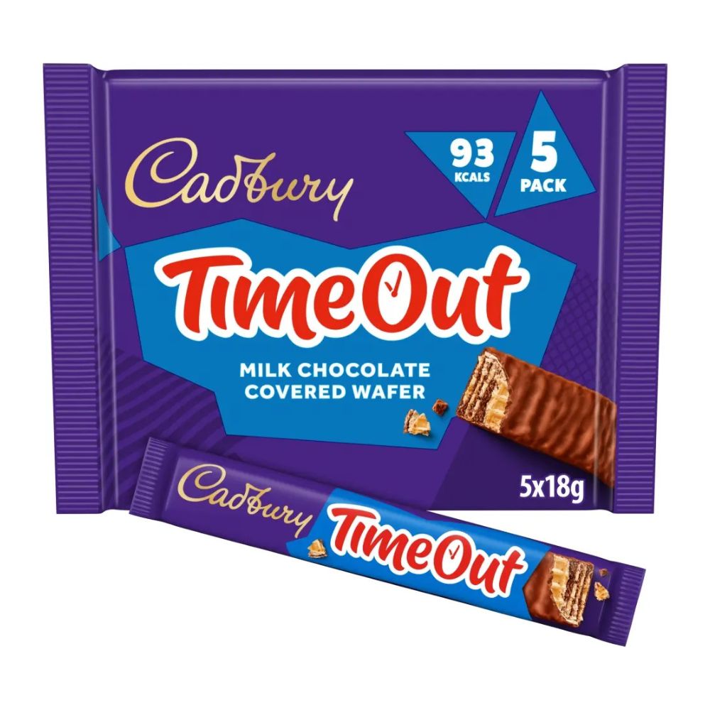 C'bury Timeout Milk Chocolate Bar 5pk