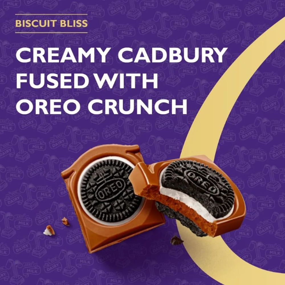 C'bury Dairy Milk Oreo Sandwich 92g