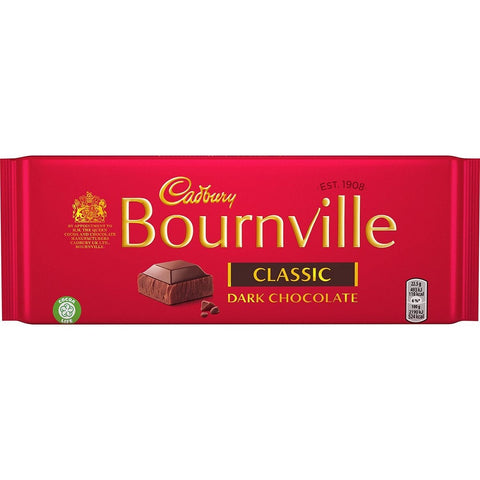 Cadbury Bournville Classic Dark Chocolate 180g