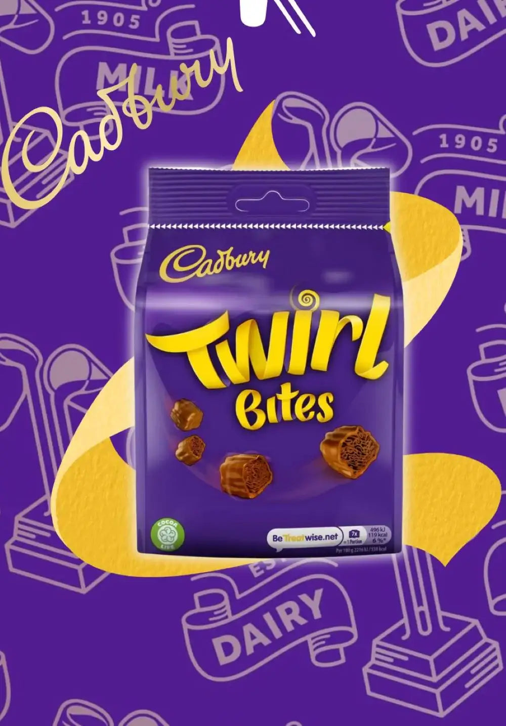 C'bury Twirl Bites Chocolate Bag 85g