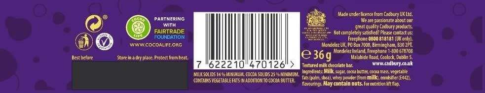 C'bury Wispa Chocolate Bar 4pk - 94.8g