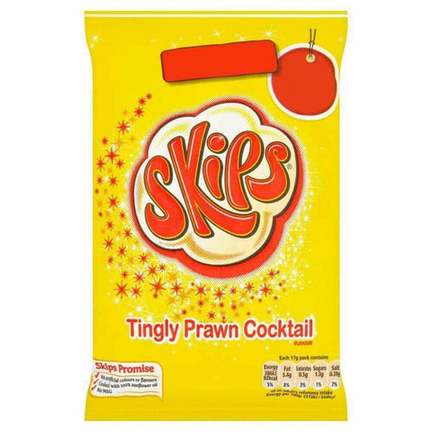 Skips Prawn Cocktail Flavour Crisps 17G - British Food Supplies