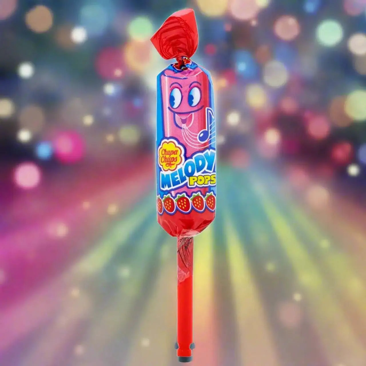 Chupa Chups Melody Pops Strawberry - Fun Whistle Candy – British