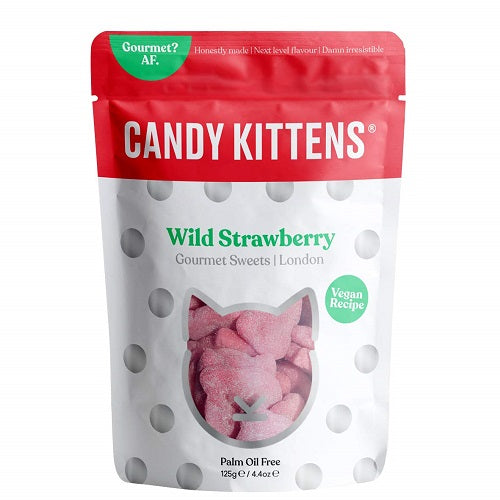 Candy Kittens Wild Strawberry Grab Bag 125g
