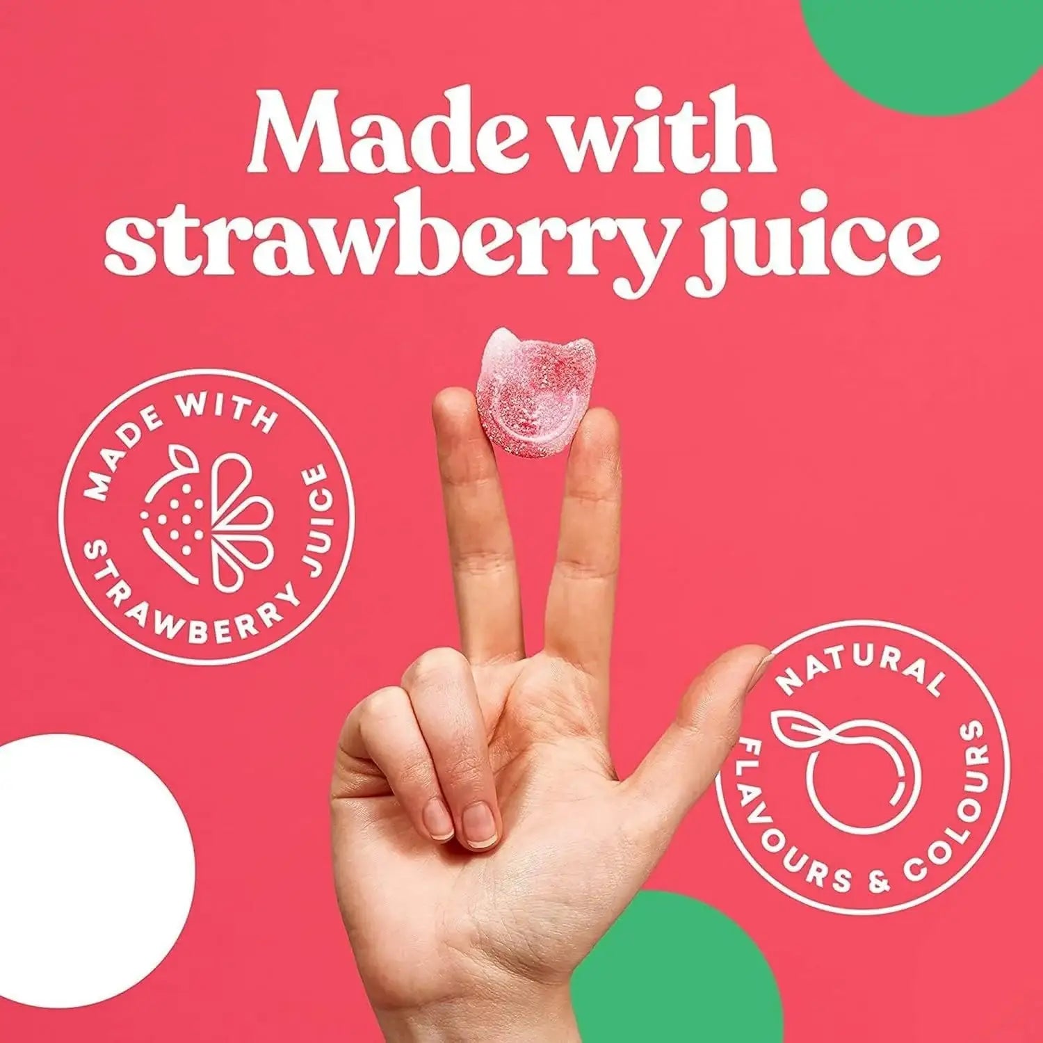 Candy Kittens Wild Strawberry Gourmet Sweets Bag 140G