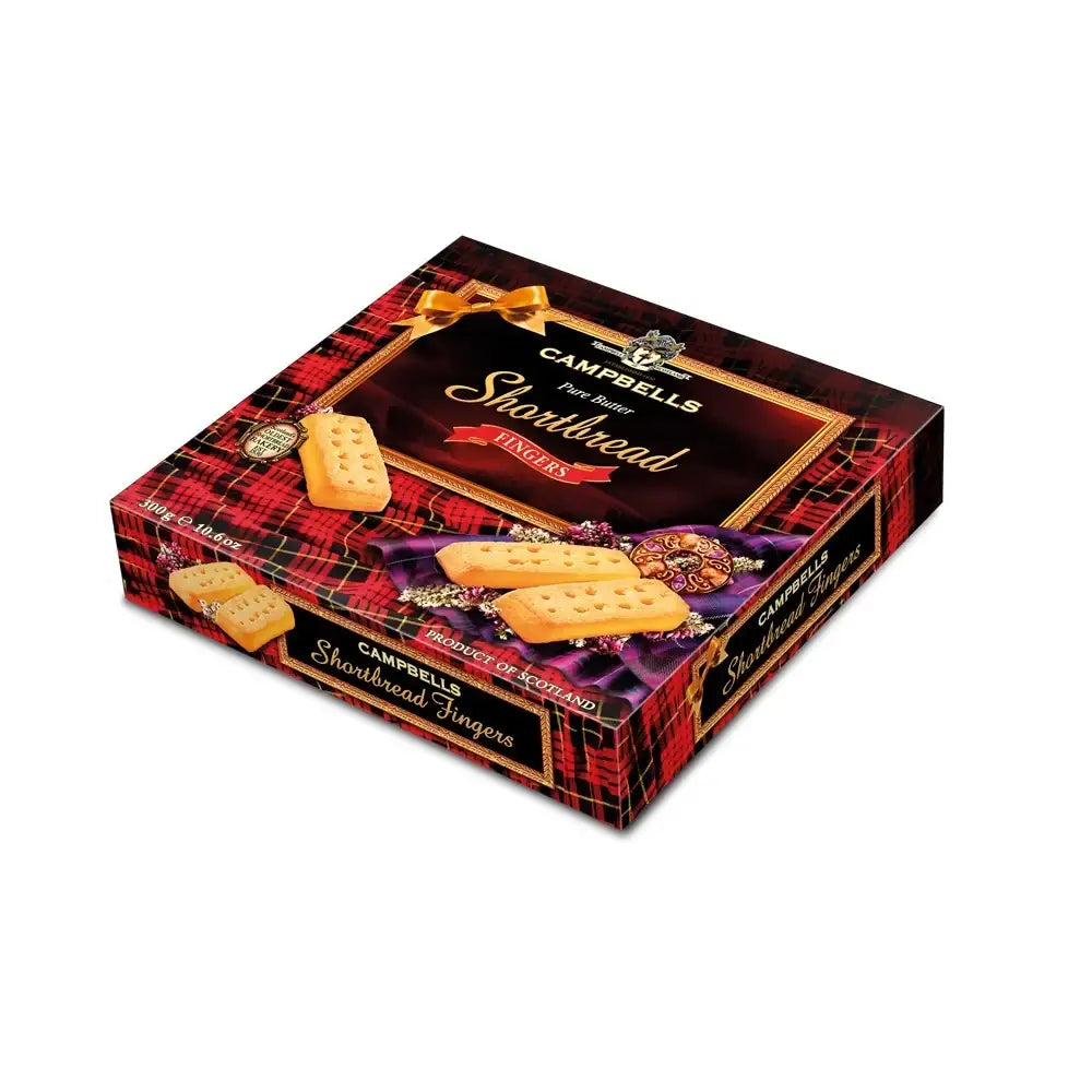 Campbells Shortbread Pure Butter Traditional Fingers Carton 300g