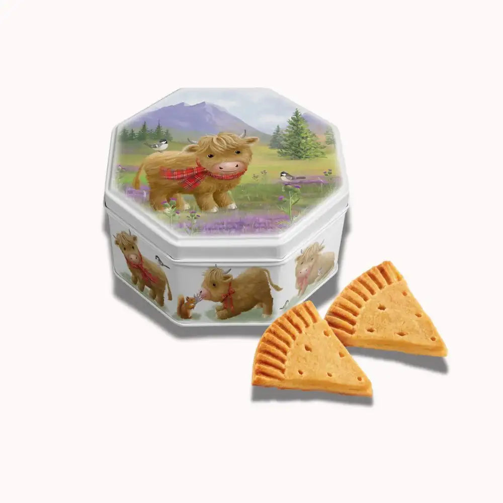 Campbells Shortbread Cute Highland Cow Tin (Petticoat Tails) 115g