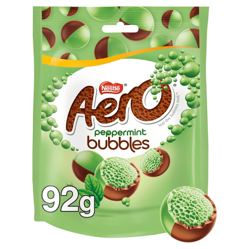 Nestle Aero Peppermint Bubbles 92g bag