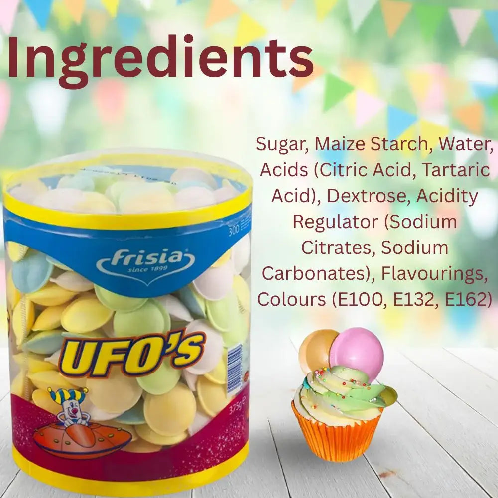Frisia Flying Saucers Sweets 375g