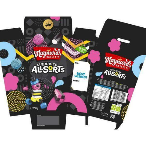 Maynards Bassetts Liquorice Allsorts Carton 350g