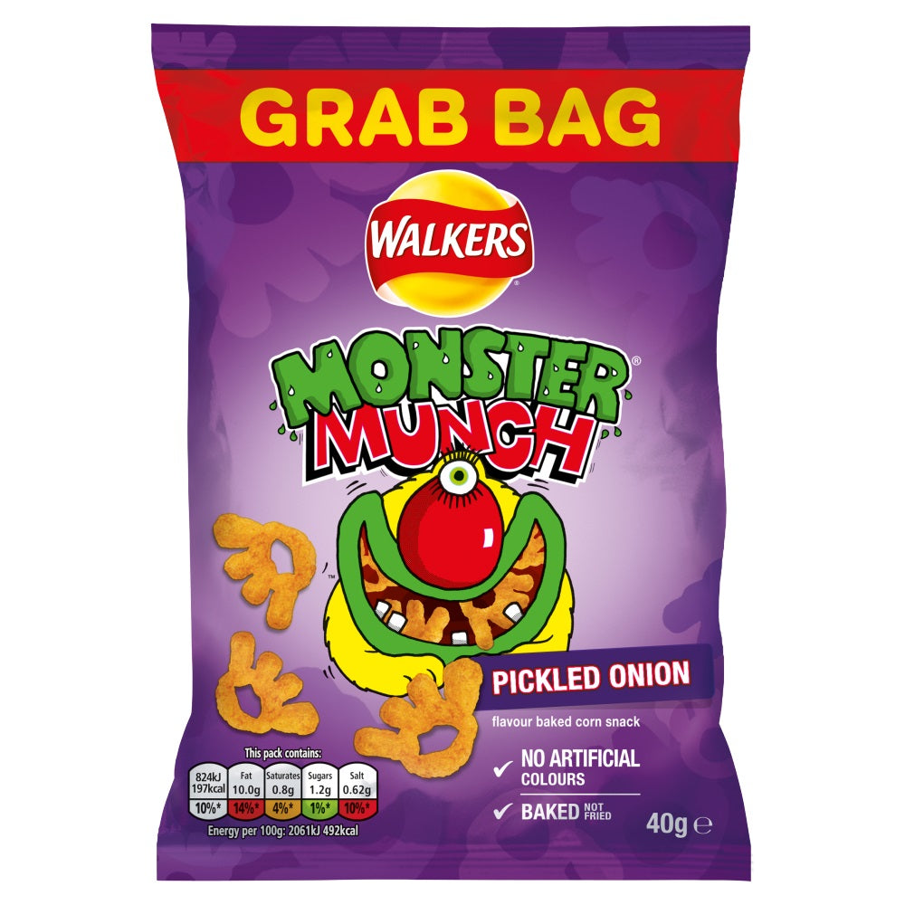 Walkers Monster Munch Pickled Onion 40g product image