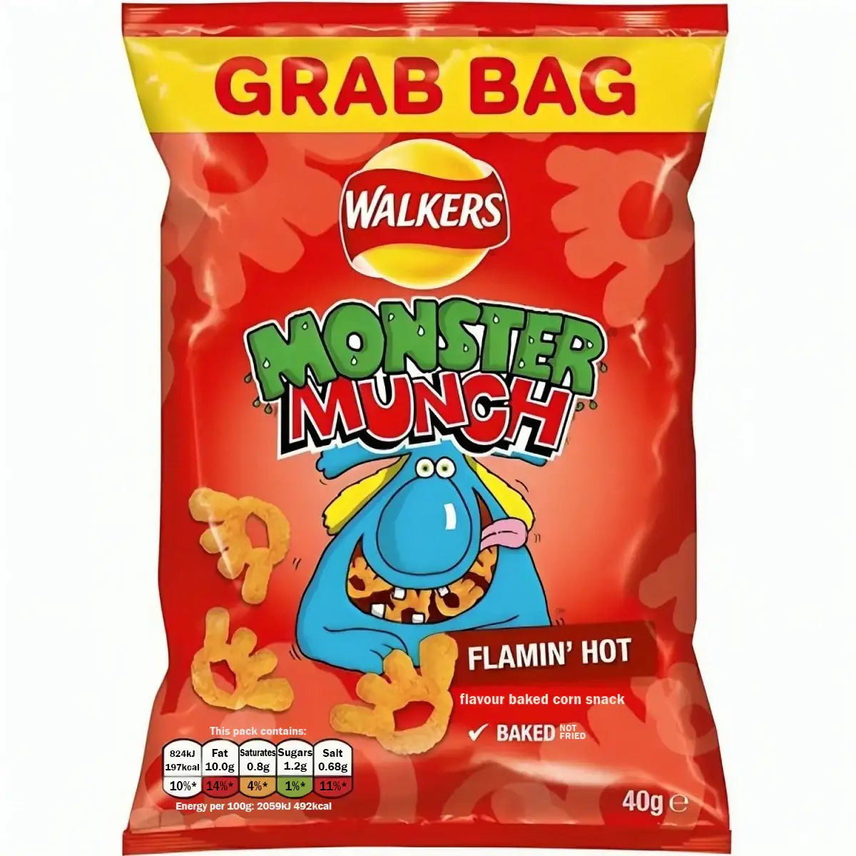 Monster Munch Flamin' Hot cover art
