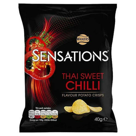 Walkers Crisps Sensations Thai Chilli 40g