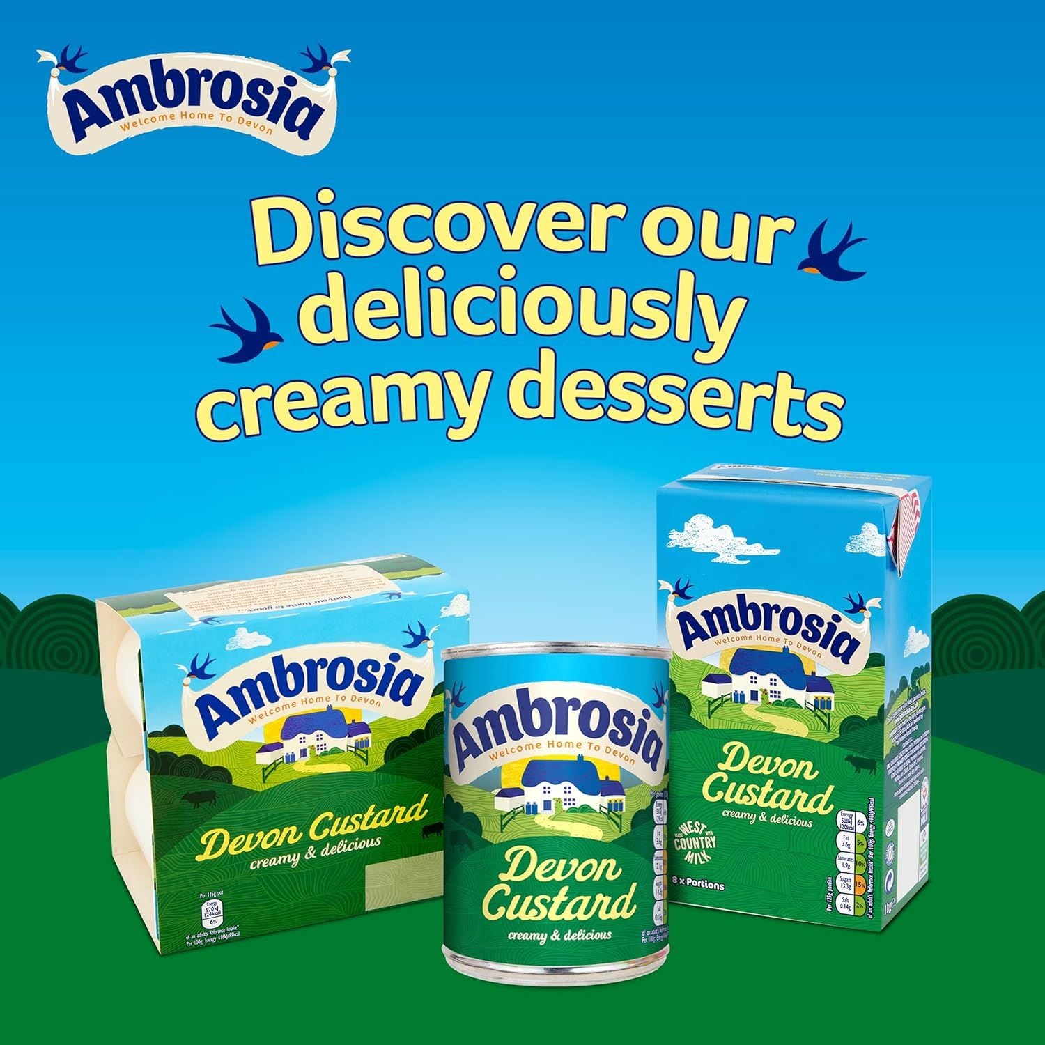 Ambrosia Devon Custard 400g – British Food Supplies