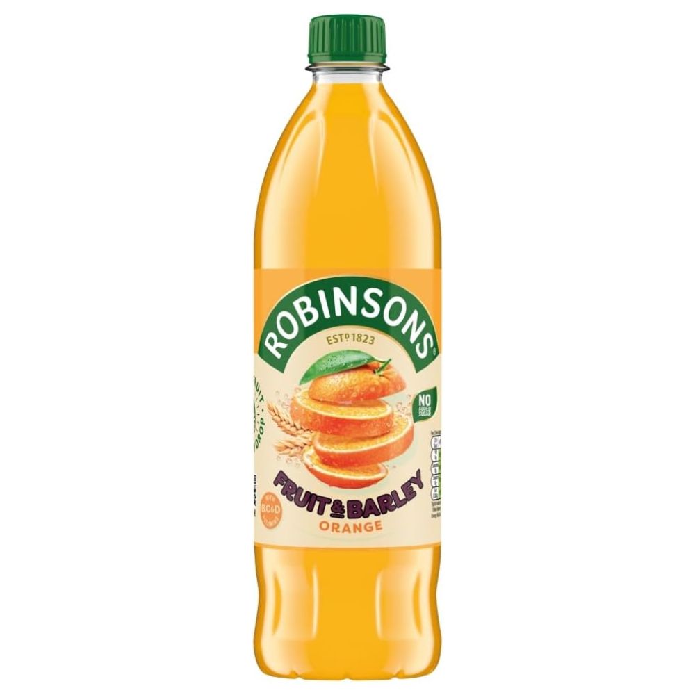 Robinsons Fruit & Barley, Orange, Sugar Free 1000 Ml orange sugar free squash drink product image
