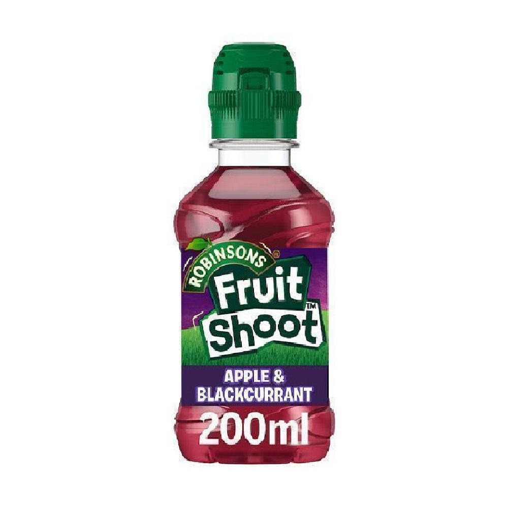 Robinsons Fruit Shoot Apple and Blackcurrant 200ml kids drink bottle, British fruit drink