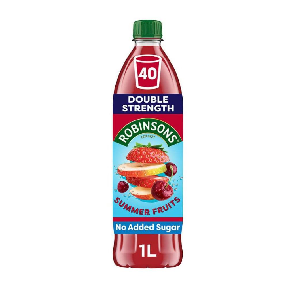 Robinsons Summer Fruit no-added-sugar double-strength squash 1L bottle