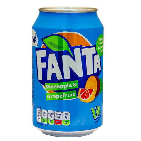 Fanta Pineapple & Grapefruit Soft Drink Can 330ml