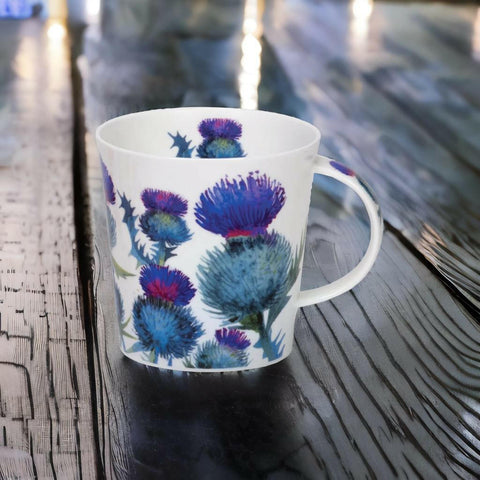 Dunoon Cairngorm Scottish Thistles Mug