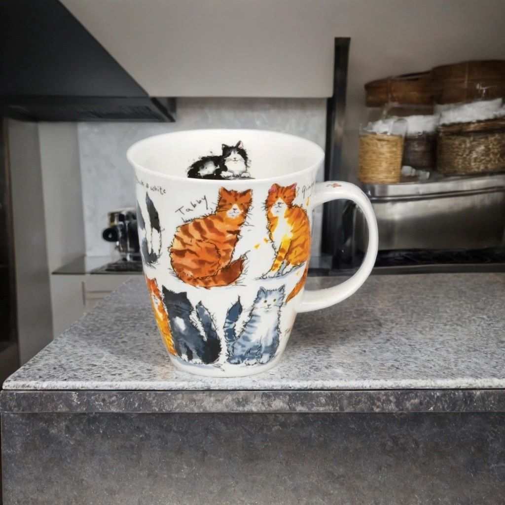Dunoon Nevis Messy Cats Mug
