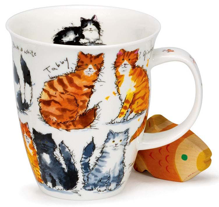 Dunoon Nevis Messy Cats Mug