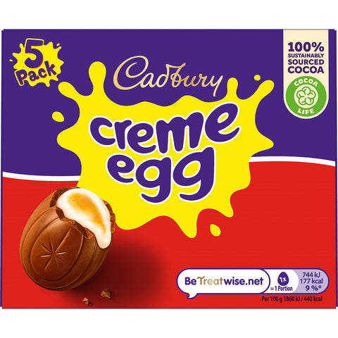 Cadbury Creme Egg Chocolate 5Pk 200g