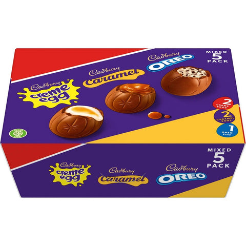 Cadbury Mixed Creme Egg Chocolate 5Pk 200g