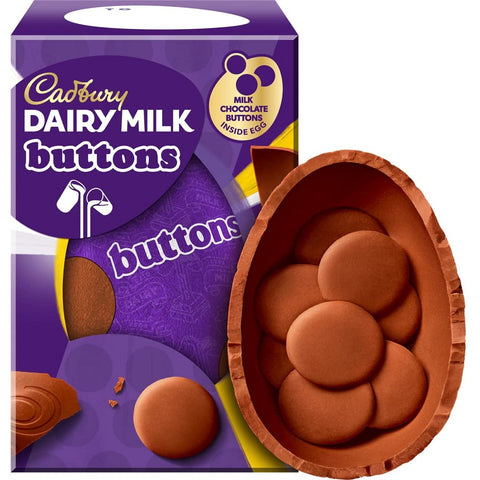 Cadbury Dairy Milk Buttons Inside Egg Chocolate 96g