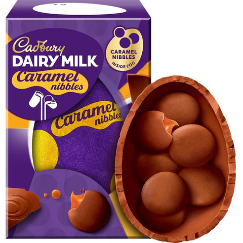 Cadbury Dairy Milk Caramel Nibbles Inside Egg Chocolate 96g