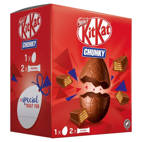 Nestle Kitkat Chunky Large Egg Easter Chocolate 190g