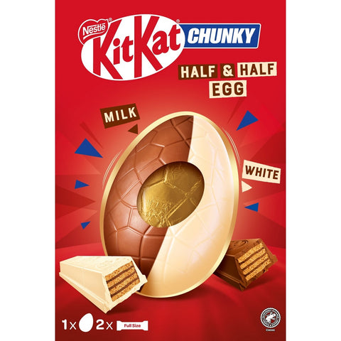 Kitkat Chunky White & Milk Giant Egg Chocolate 230g