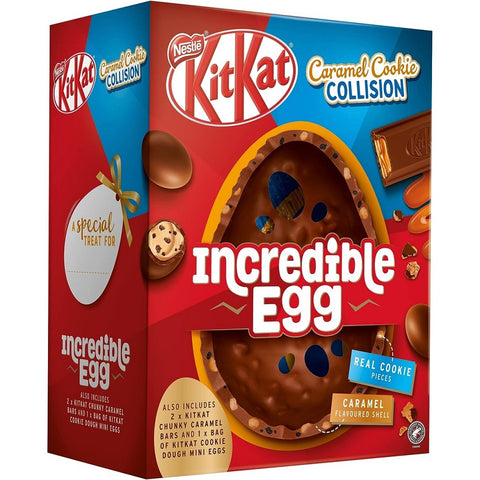 Kitkat Caramel Cookie Collision Incredible Egg Chocolate 512g