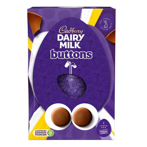 Cadbury Dairy Milk Giant Buttons Easter Egg 195g