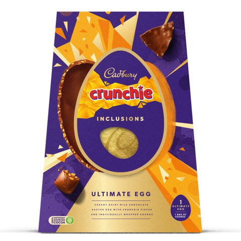 Cadbury Dairy Milk Crunchie Inclusion Ultimate Egg Chocolate 396g