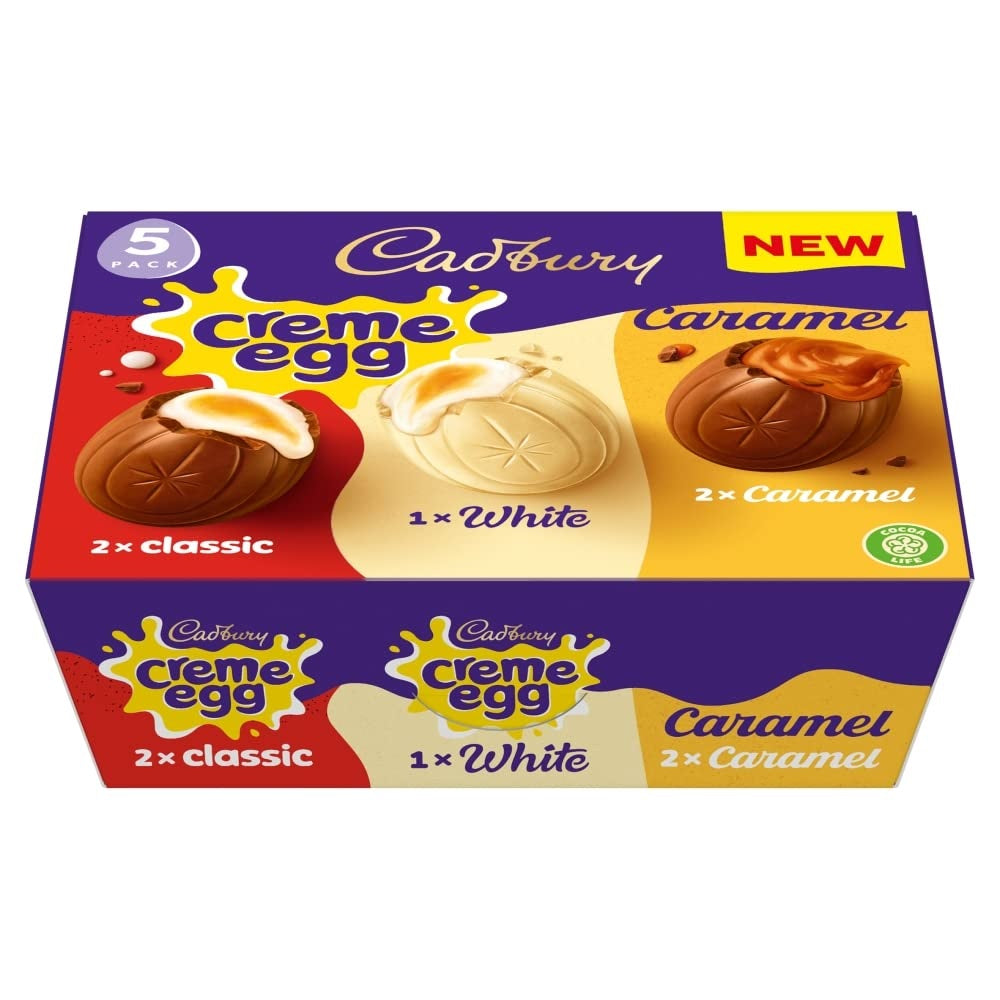 Cadbury Mixed Creme Egg 5pk 200g