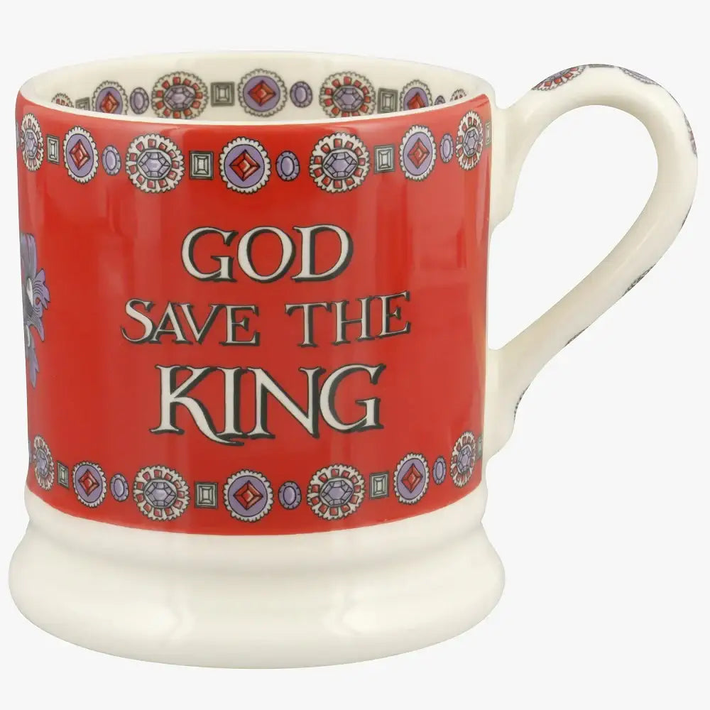 Emma Bridgewater God Save The King 1/2 Pint Mug