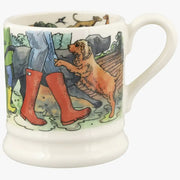 Emma Bridgewater The Good Life Favourite Dog Walks 1/2 Pint Mug