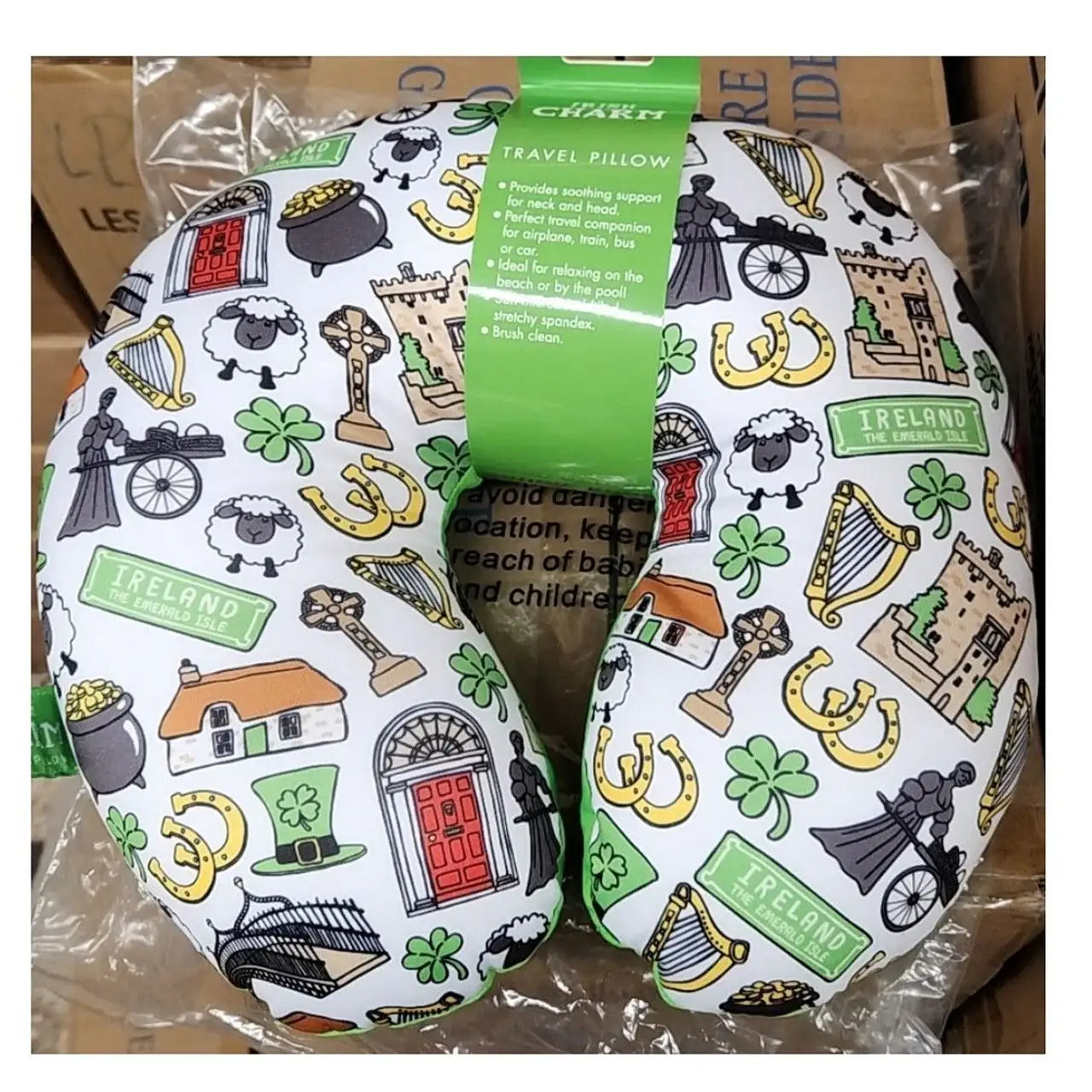 Elgate Irish Charm Travel Neck Pillow