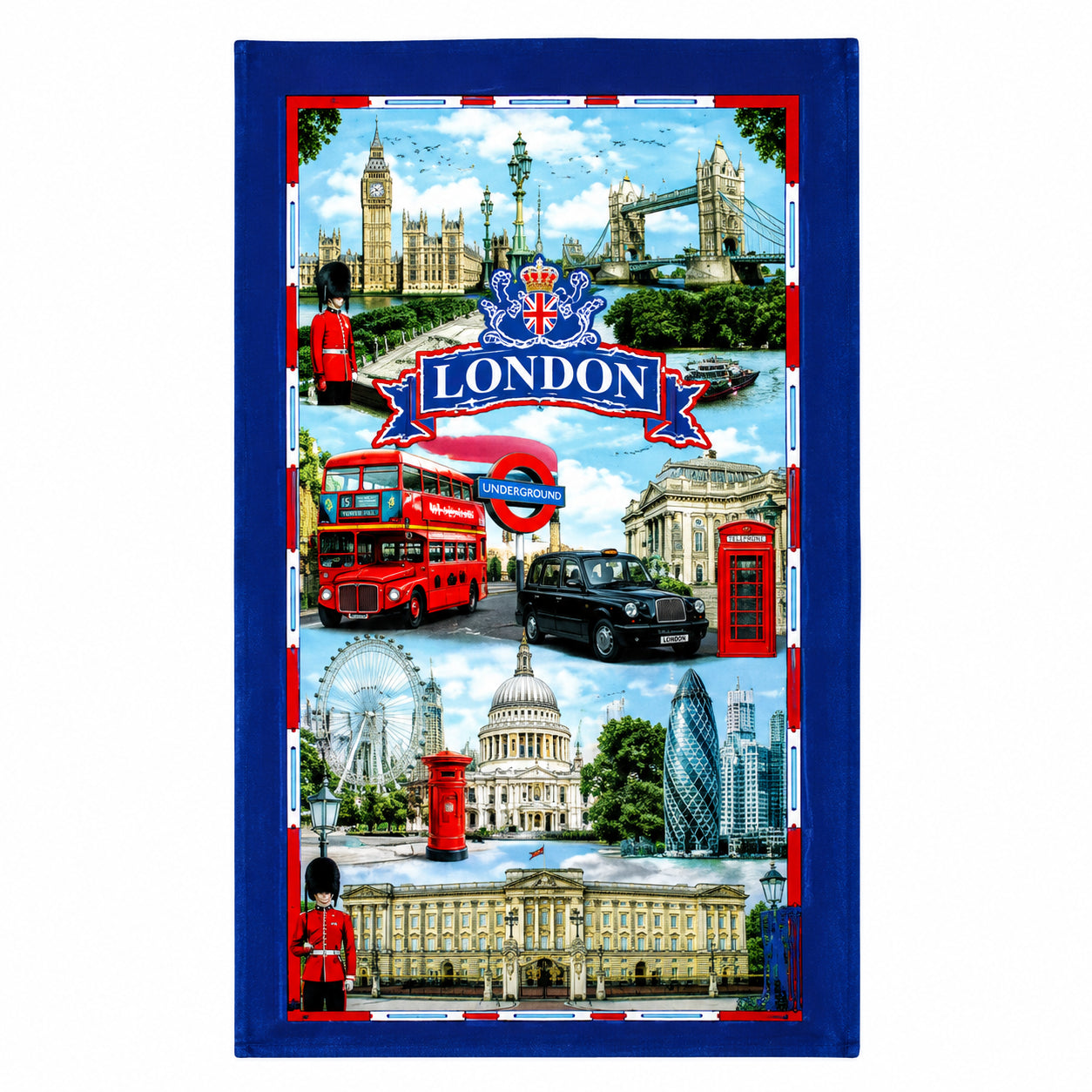 Elgate London And Street Names Tea Towel British tea towel kitchen gift product image