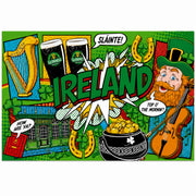 Elgate Ireland Pop Art Tea Towel British tea towel kitchen gift product image