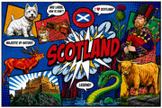Elgate Scotland Pop Art Tea Towel British tea towel kitchen gift product image