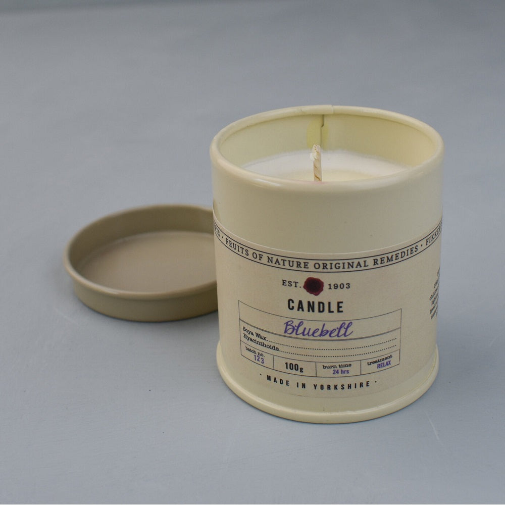Fruits of Nature Bluebell Candle Tin 100g