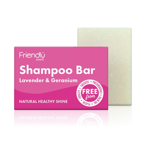 Friendly Soap Natural Shampoo Bar Lavender & Geranium 95G