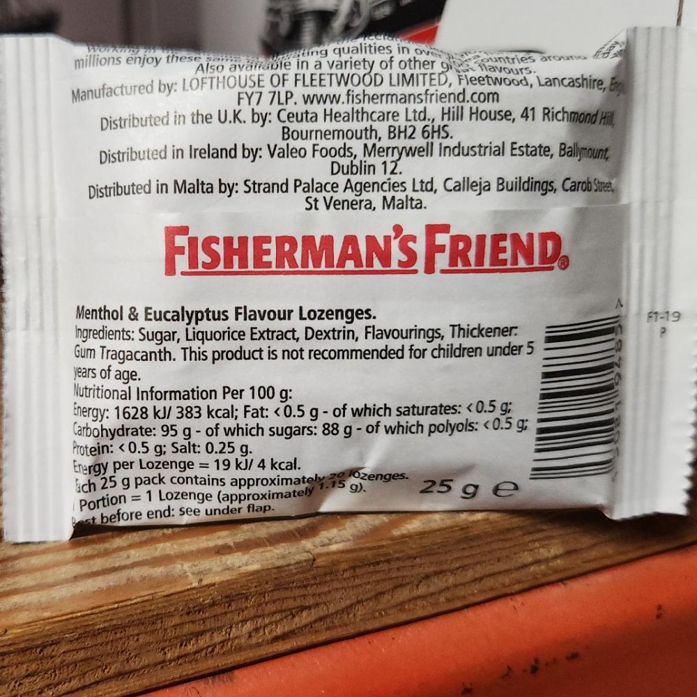Fisherman's Friend Original Lozenges 25g