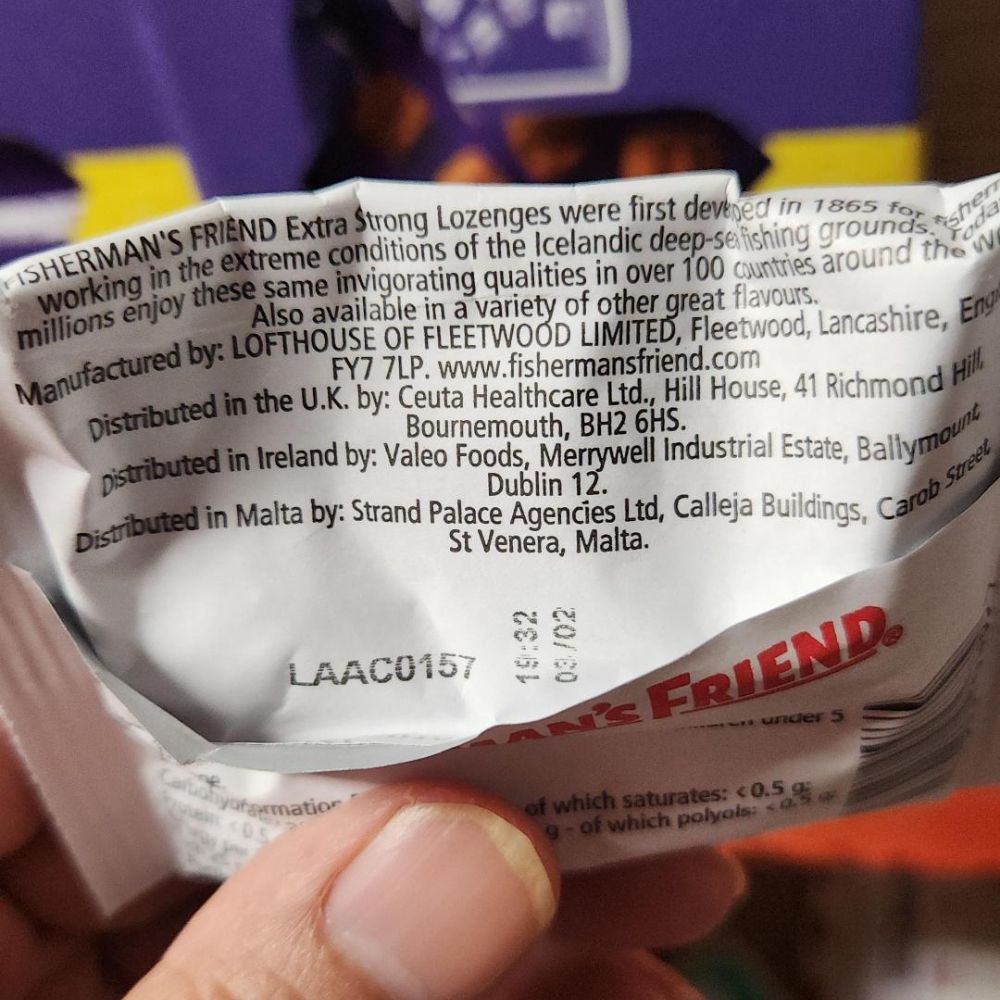 Fisherman's Friend Original Lozenges 25g